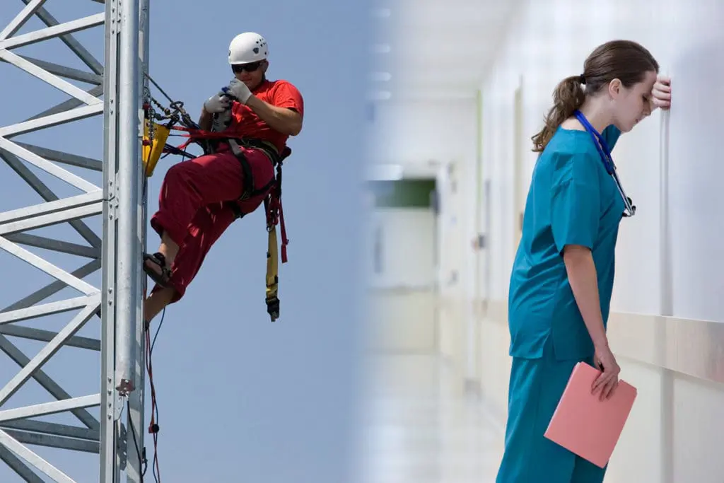 physically tired employees